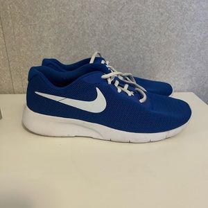 Blue 7 wide youth Nikes